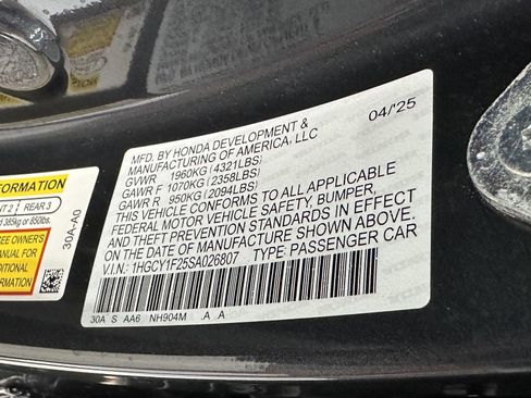 Certified 2025 Honda Accord LX image 16