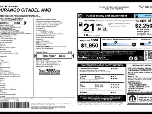 Used 2020 Dodge Durango Citadel AWD/4WD image 6