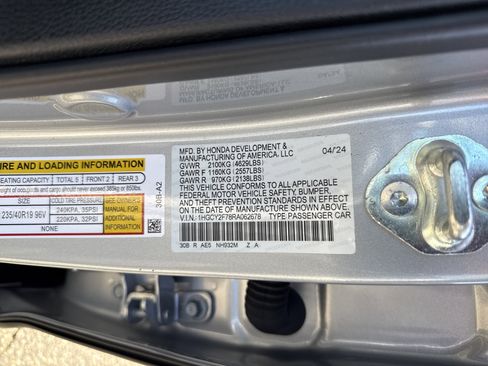 Certified 2024 Honda Accord Sport image 37