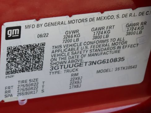 Used 2022 GMC Sierra 1500 Denali w/ Denali Reserve Package AWD/4WD image 57