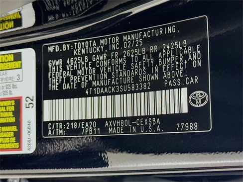 Certified 2025 Toyota Camry SE image 30