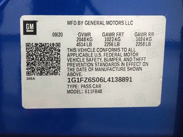 Used 2020 Chevrolet Bolt Premier w/ Infotainment Package FWD image 60