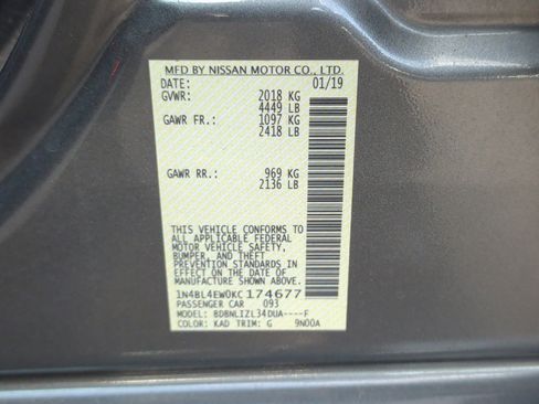 Used 2019 Nissan Altima 2.5 SL image 41