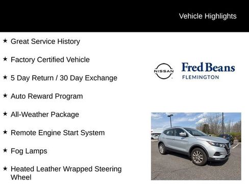 Certified 2020 Nissan Rogue Sport SV w/ All-Weather Package image 5