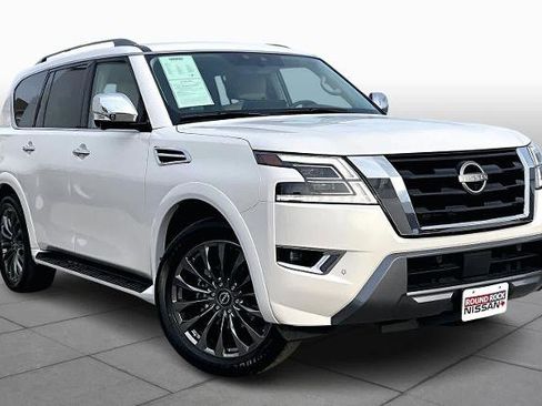 Certified 2023 Nissan Armada Platinum w/ Captain's Chairs Package image 3