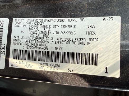 Used 2023 Toyota Tundra SR5 AWD/4WD image 14