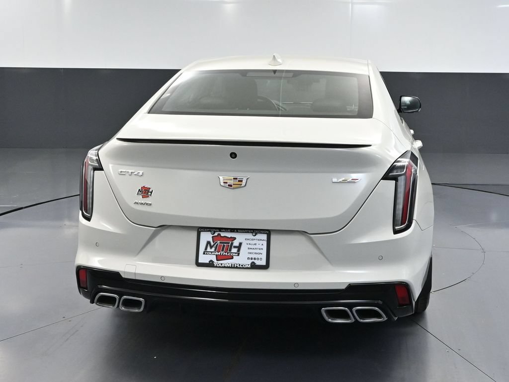 Used 2023 Cadillac CT4 V w/ LPO, ONYX Package AWD/4WD image 4