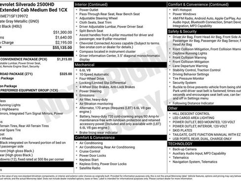 Used 2025 Chevrolet Silverado 2500 Custom w/ Custom Convenience Package AWD/4WD image 38
