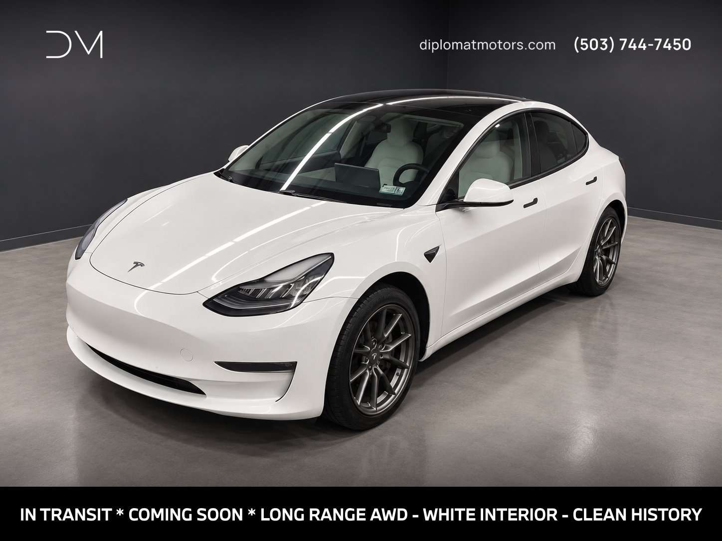 Used 2021 Tesla Model 3 Long Range AWD/4WD image 1