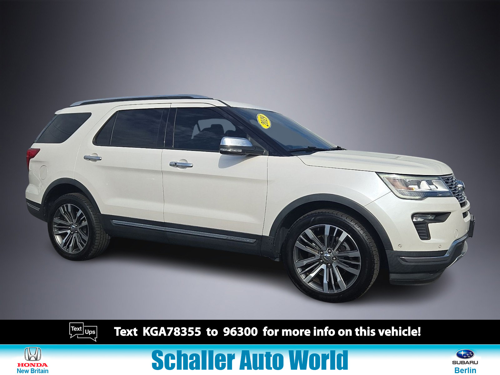 Used 2019 Ford Explorer Platinum AWD/4WD image 1
