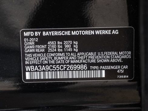 Used 2012 BMW 335i Sedan image 80