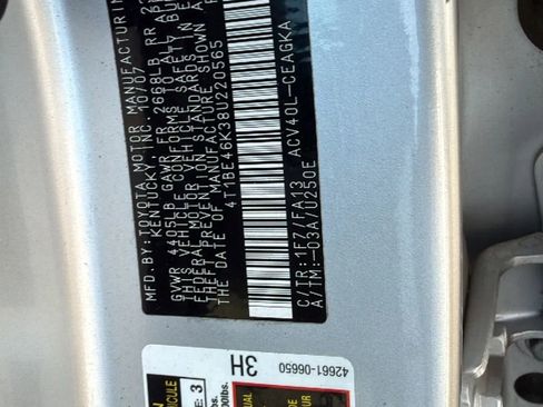 Used 2008 Toyota Camry XLE image 7