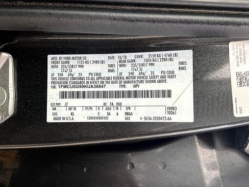 Used 2019 Ford Escape SE image 35