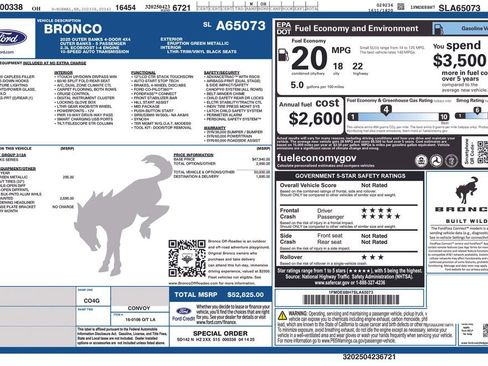 Used 2025 Ford Bronco Outer Banks AWD/4WD image 11