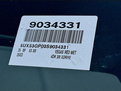 New 2025 BMW X3 xDrive30i w/ Convenience Package image 27