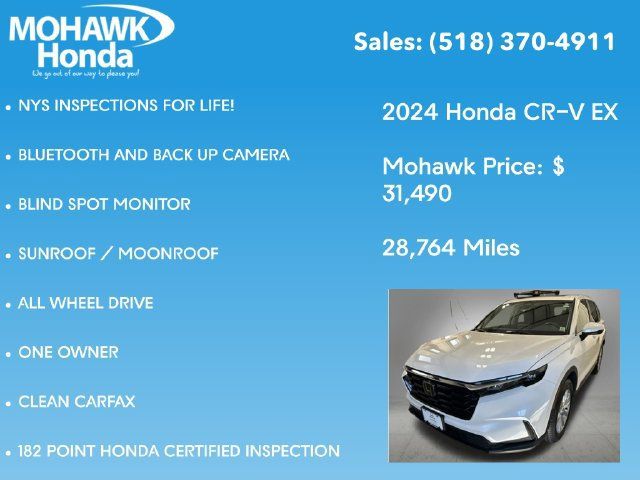 Certified 2024 Honda CR-V EX image 8