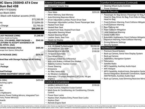 New 2026 GMC Sierra 2500 AT4 w/ Technology Package AWD/4WD image 20