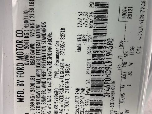 Used 2020 Ford Fusion SE image 36