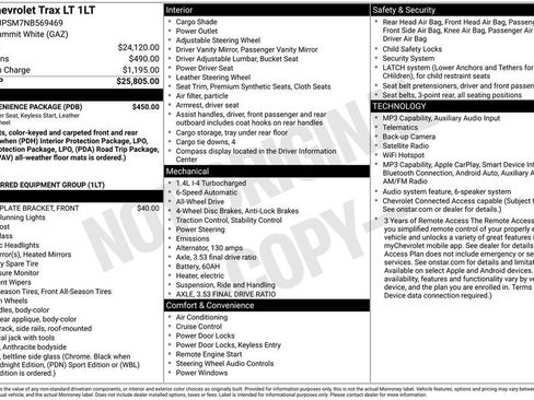 Used 2022 Chevrolet Trax LT w/ LT Convenience Package image 10