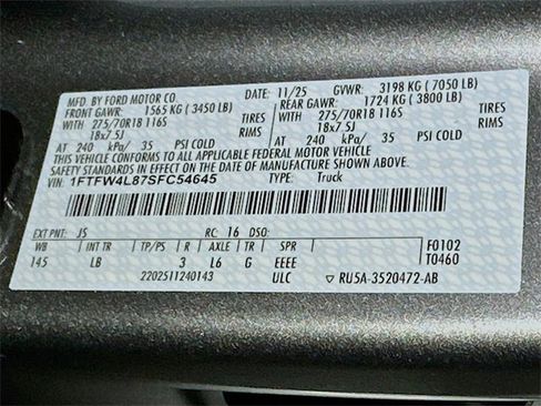 New 2025 Ford F150 Tremor w/ Bed Utility Package image 17