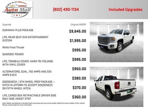Used 2018 GMC Sierra 3500 Denali w/ Duramax Plus Package image 4