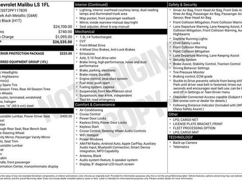 Used 2023 Chevrolet Malibu LS image 2