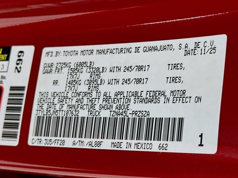 Used 2026 Toyota Tacoma SR5 AWD/4WD image 31