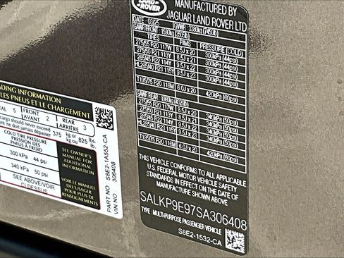 New 2025 Land Rover Range Rover SE image 13