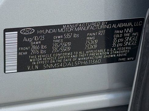 Used 2023 Hyundai Santa Fe Limited AWD/4WD image 48