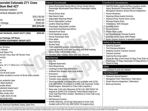 Used 2016 Chevrolet Colorado Z71 image 15