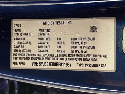 Used 2024 Tesla Model 3 Long Range image 26