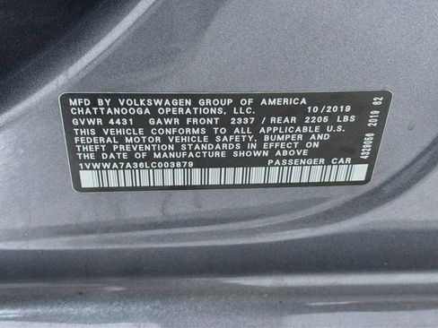 Used 2020 Volkswagen Passat 2.0T SE w/ Sunroof Package FWD image 32