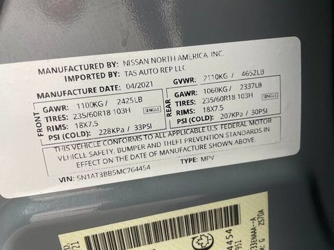 Used 2021 Nissan Rogue SV AWD/4WD image 27