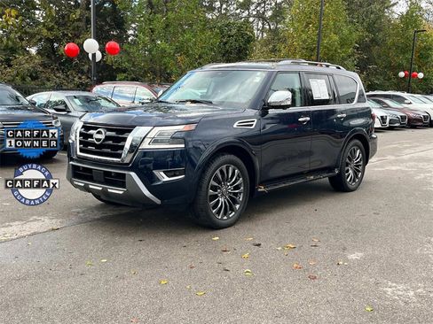 Certified 2024 Nissan Armada Platinum w/ Captain's Chairs Package image 10