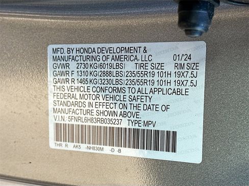 Used 2024 Honda Odyssey Touring image 35