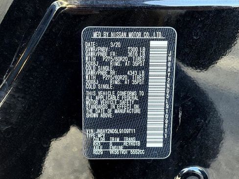 Used 2020 Nissan Armada SL image 26