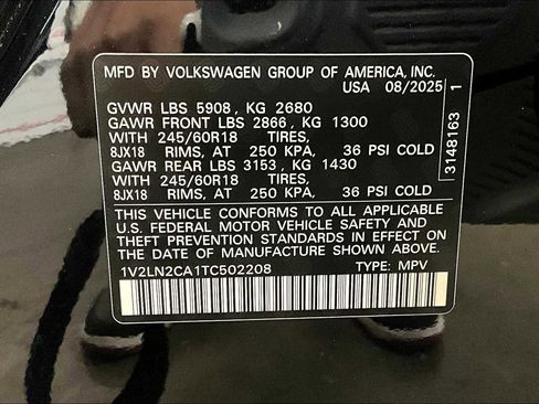 New 2026 Volkswagen Atlas SE image 34