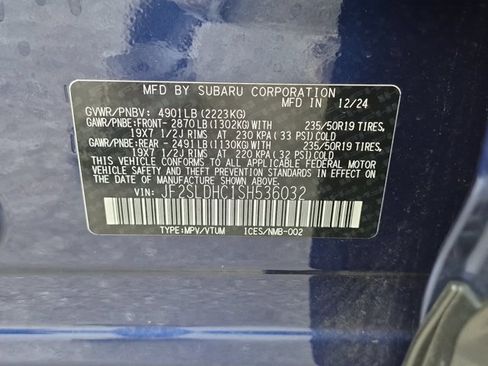 Used 2025 Subaru Forester Sport w/ Popular Package #1 AWD/4WD image 13