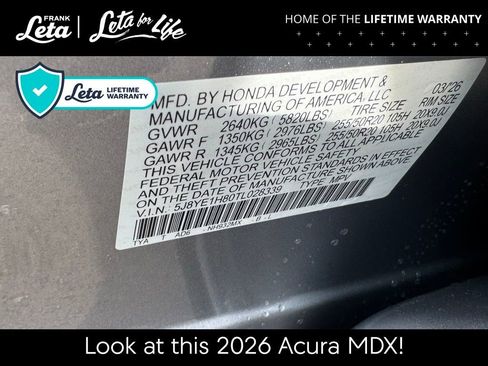New 2026 Acura MDX w/ Advance Package AWD/4WD image 27