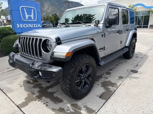 Used 2021 Jeep Wrangler Unlimited Sahara AWD/4WD image 1