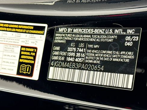 Certified 2023 Mercedes-Benz EQS 580 4MATIC SUV image 35