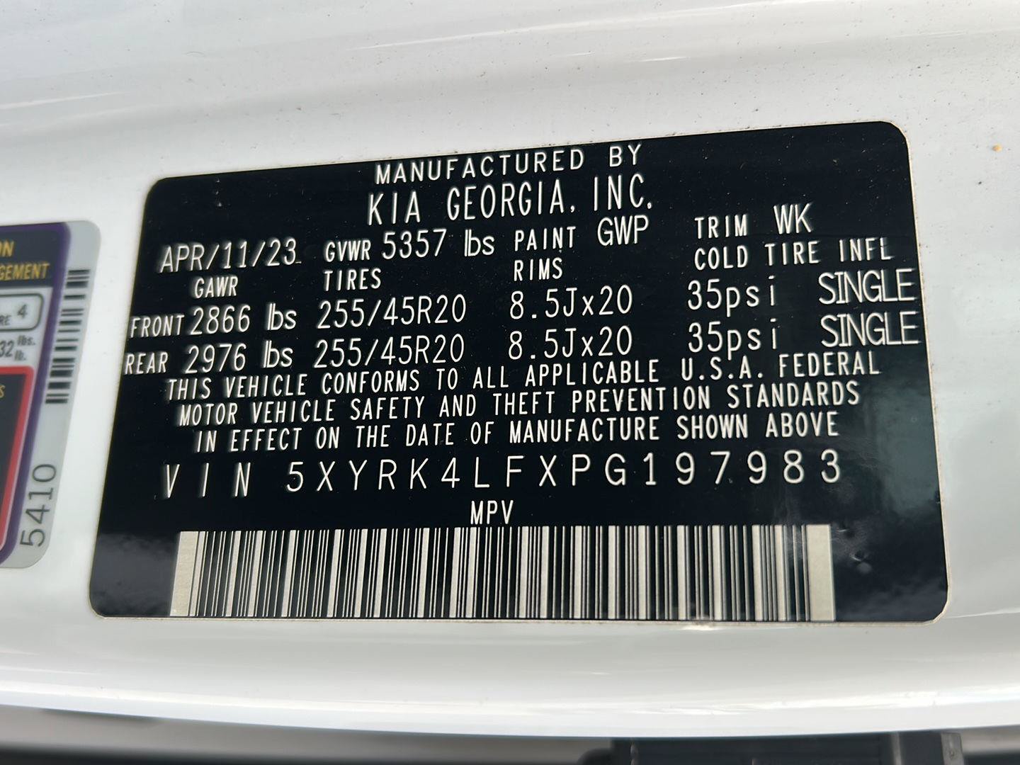 Used 2023 Kia Sorento SX FWD image 35