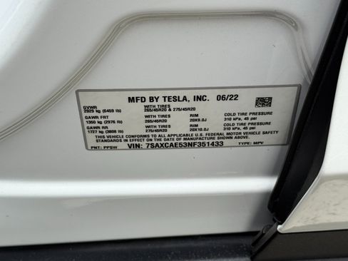 Used 2022 Tesla Model X AWD/4WD image 48