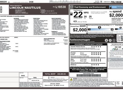 Certified 2023 Lincoln Nautilus AWD w/ Premium Package
