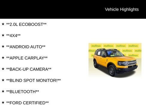 Certified 2021 Ford Bronco Sport Badlands w/ Badlands Package AWD/4WD image 13