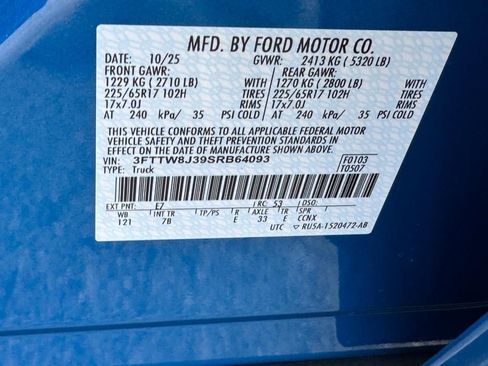 New 2025 Ford Maverick XLT w/ Equipment Group 301A image 19