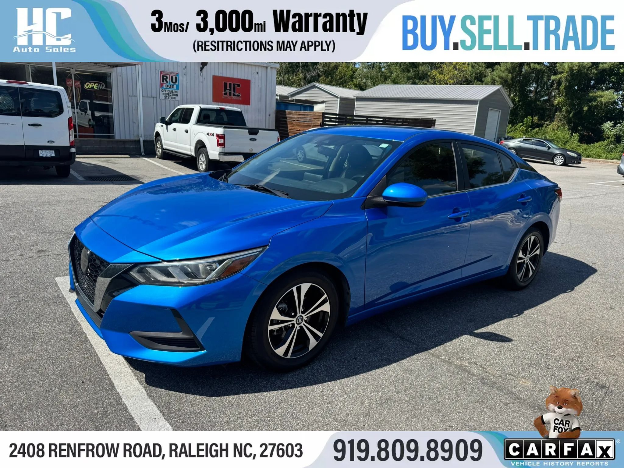 Used 2021 Nissan Sentra SV FWD image 1