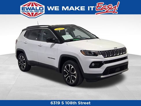 Certified 2022 Jeep Compass Limited AWD/4WD image 1