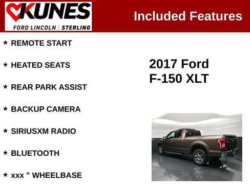 Used 2017 Ford F150 XLT w/ Equipment Group 302A Luxury AWD/4WD image 2