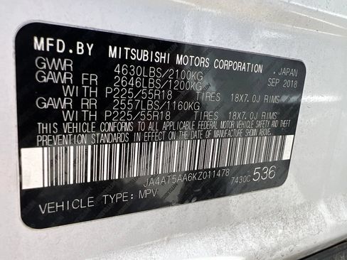 Used 2019 Mitsubishi Eclipse Cross SE AWD/4WD image 26